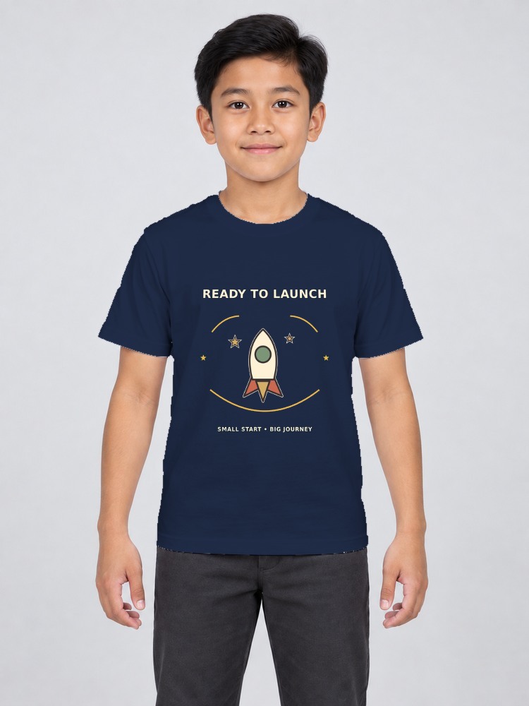 T-shirt Launch Day Kanak-Kanak — Navy