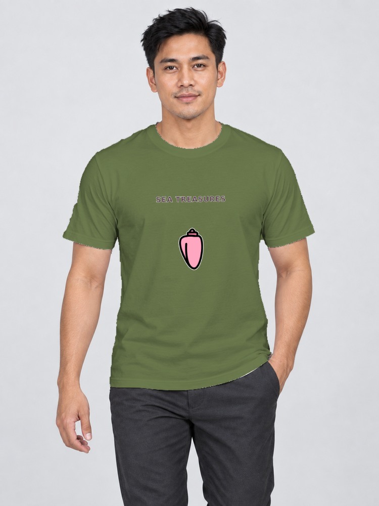 T-shirt Khazanah Cangkerang — Olive