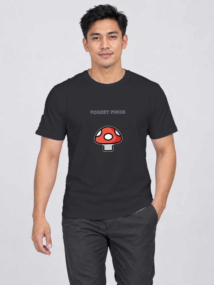 T-shirt Cendawan Rimba — Black