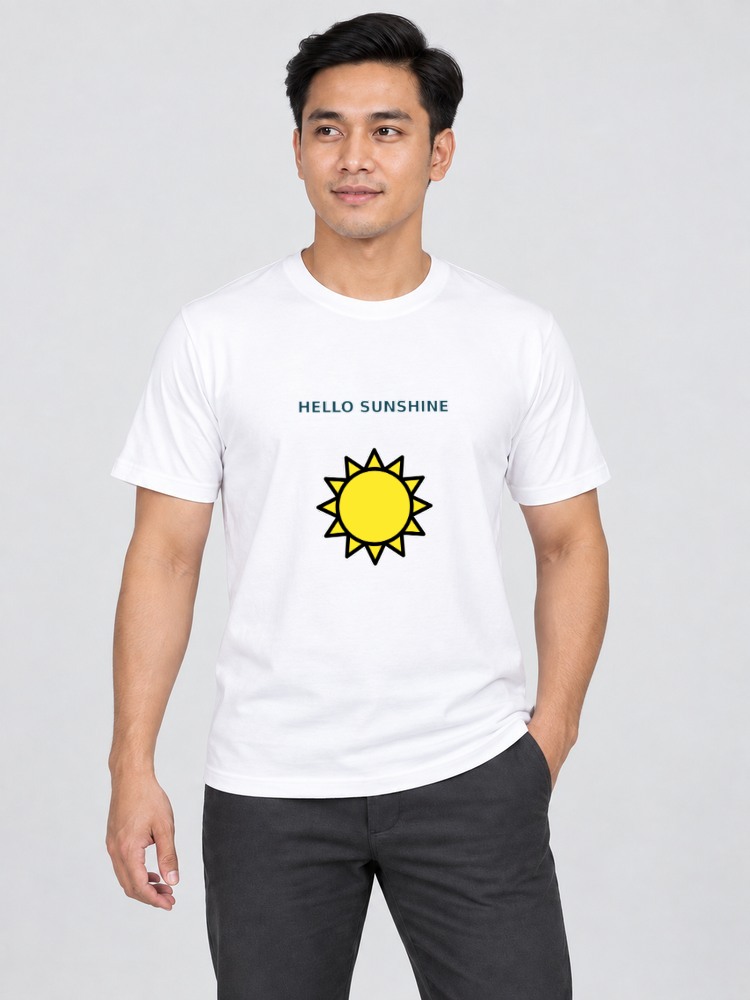 T-shirt Sinar Mentari — White