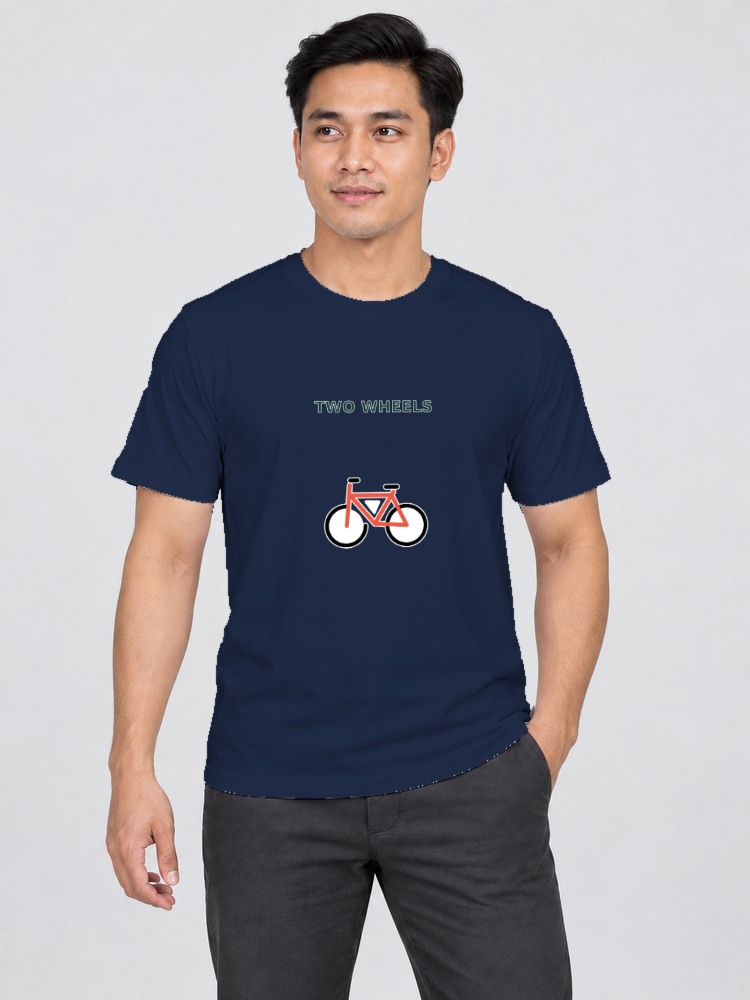T-shirt Dua Roda — Navy