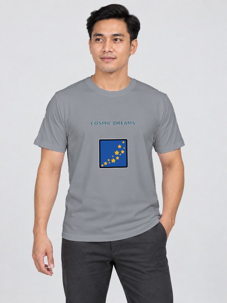 T-shirt Galaksi Impian — Gray