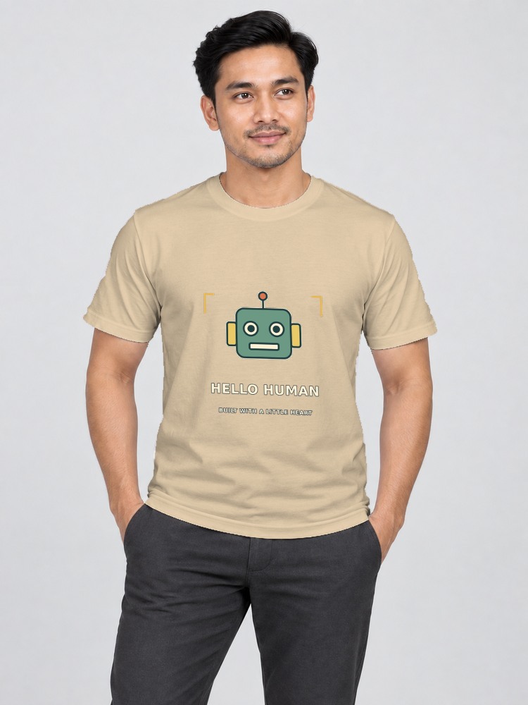 T-shirt Friendly Robot — Sand
