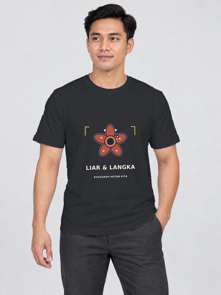 T-shirt Rafflesia Rimba — Black