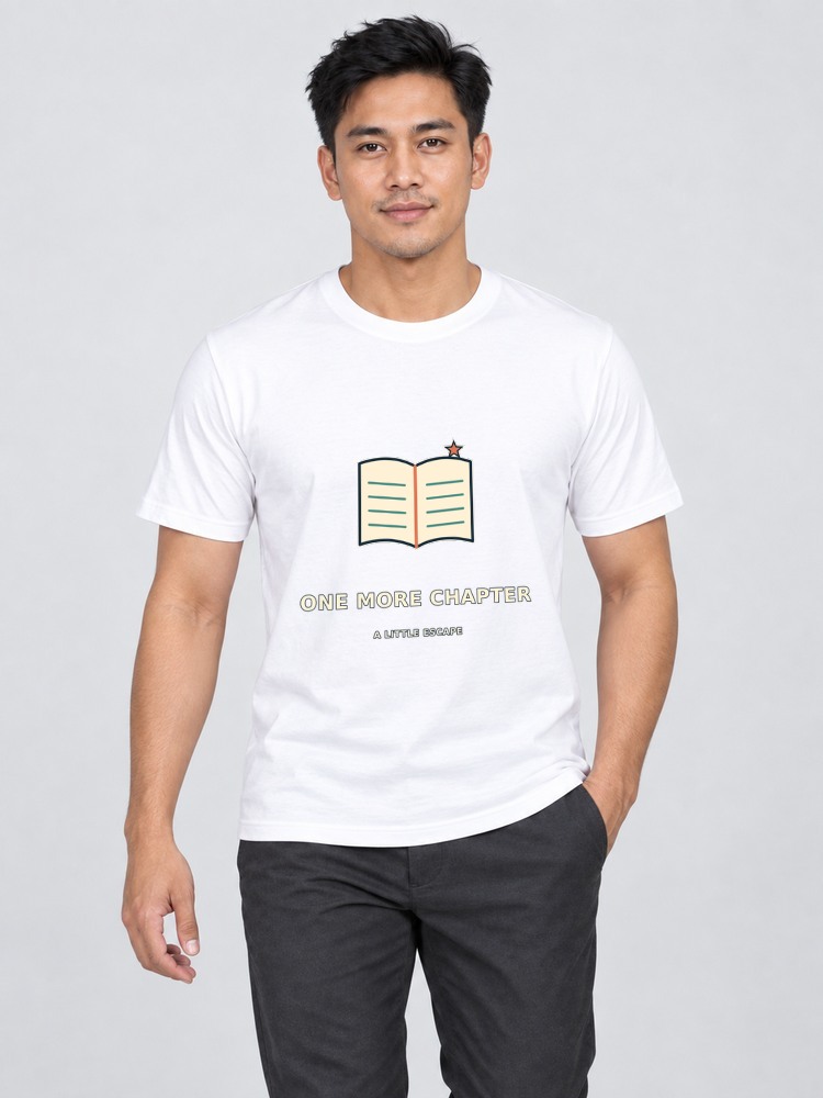 T-shirt Book Escape — White