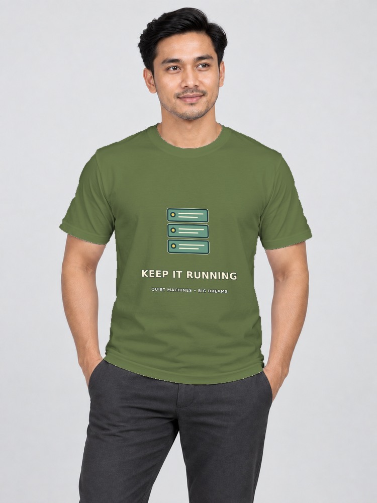 T-shirt Server Room — Olive