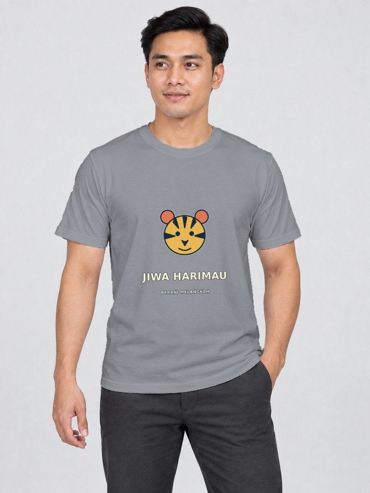 T-shirt Harimau Malaya — Gray