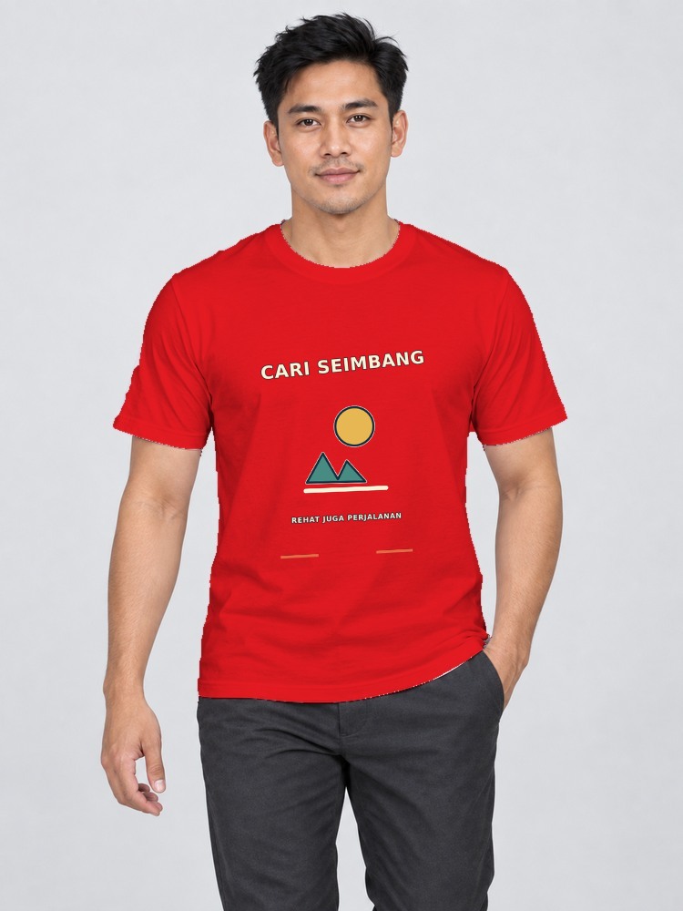 T-shirt Find Balance — Red