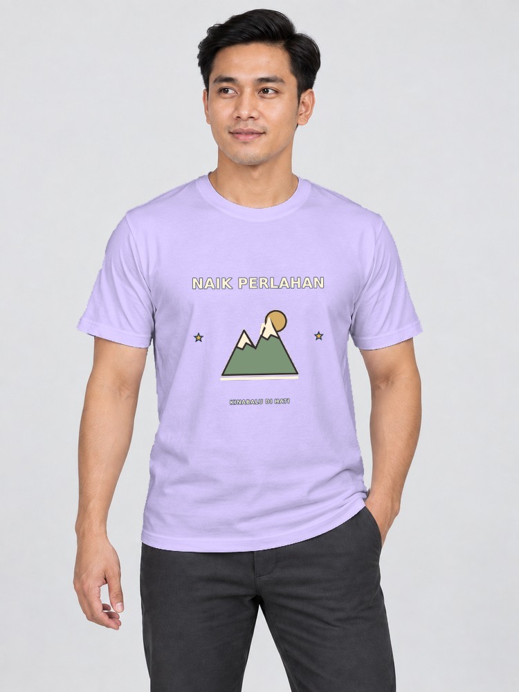 T-shirt Puncak Kinabalu — Lavender