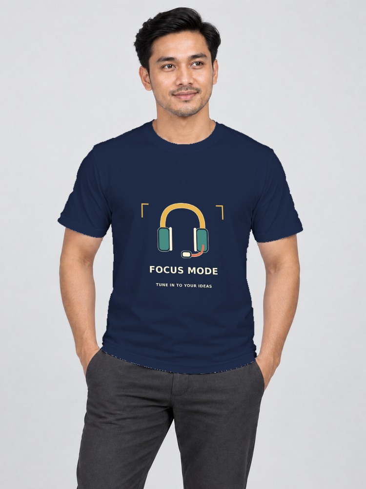T-shirt Focus Mode — Navy