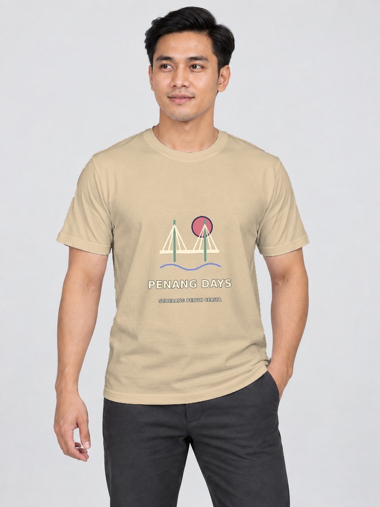 T-shirt Jambatan Pulau Pinang — Sand
