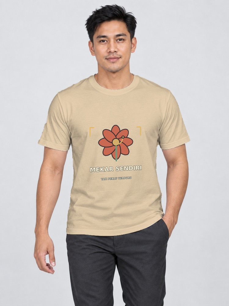 T-shirt Bloom Your Way — Sand