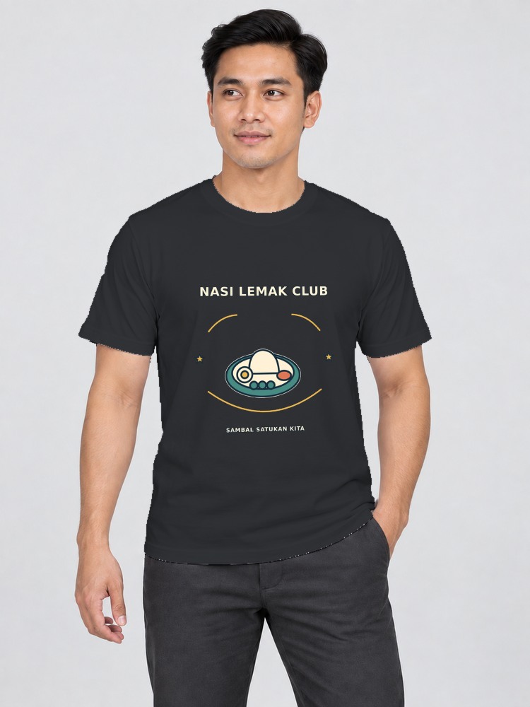 T-shirt Nasi Lemak Pagi — Black