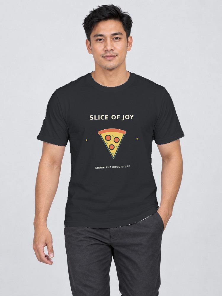 T-shirt Slice Of Joy — Black