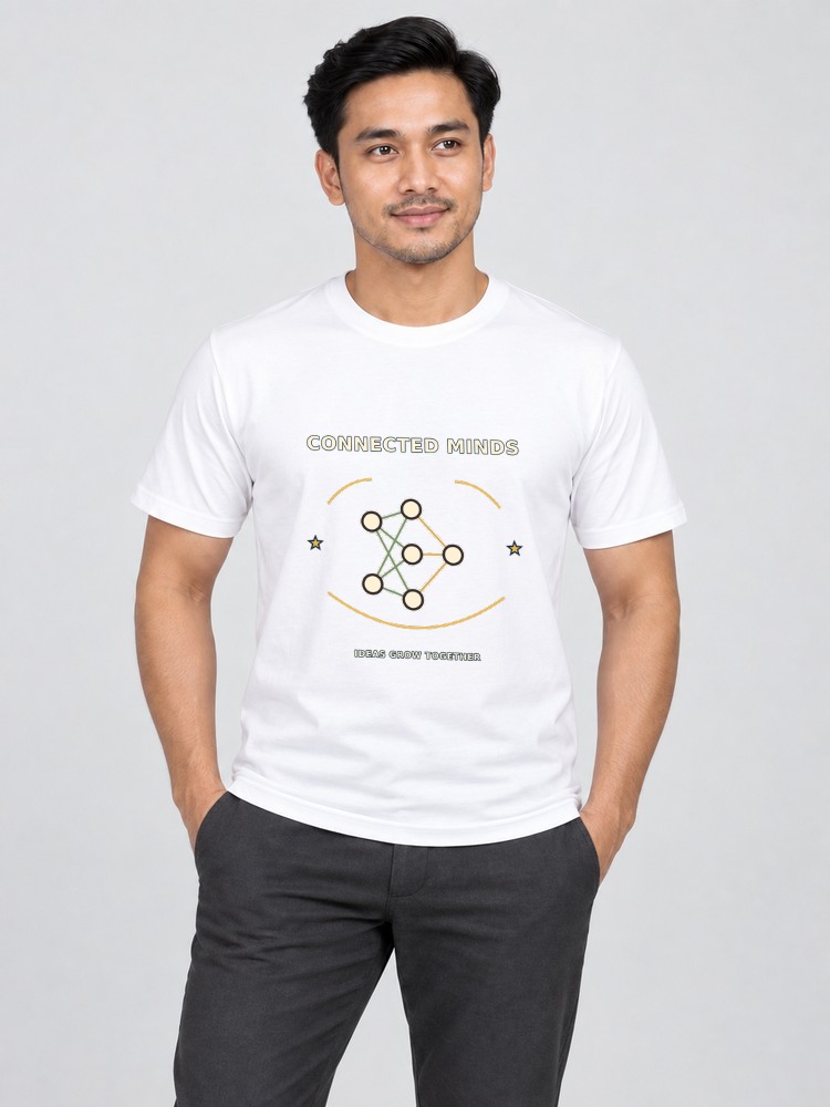 T-shirt Connected Minds — White