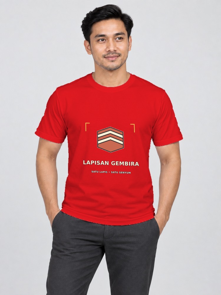 T-shirt Kuih Lapis — Red