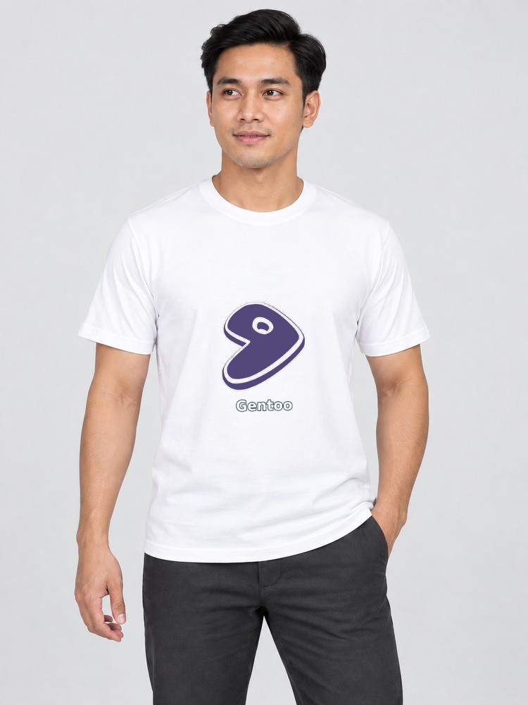 T-shirt Gentoo — White
