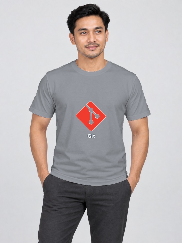 T-shirt Git — Gray