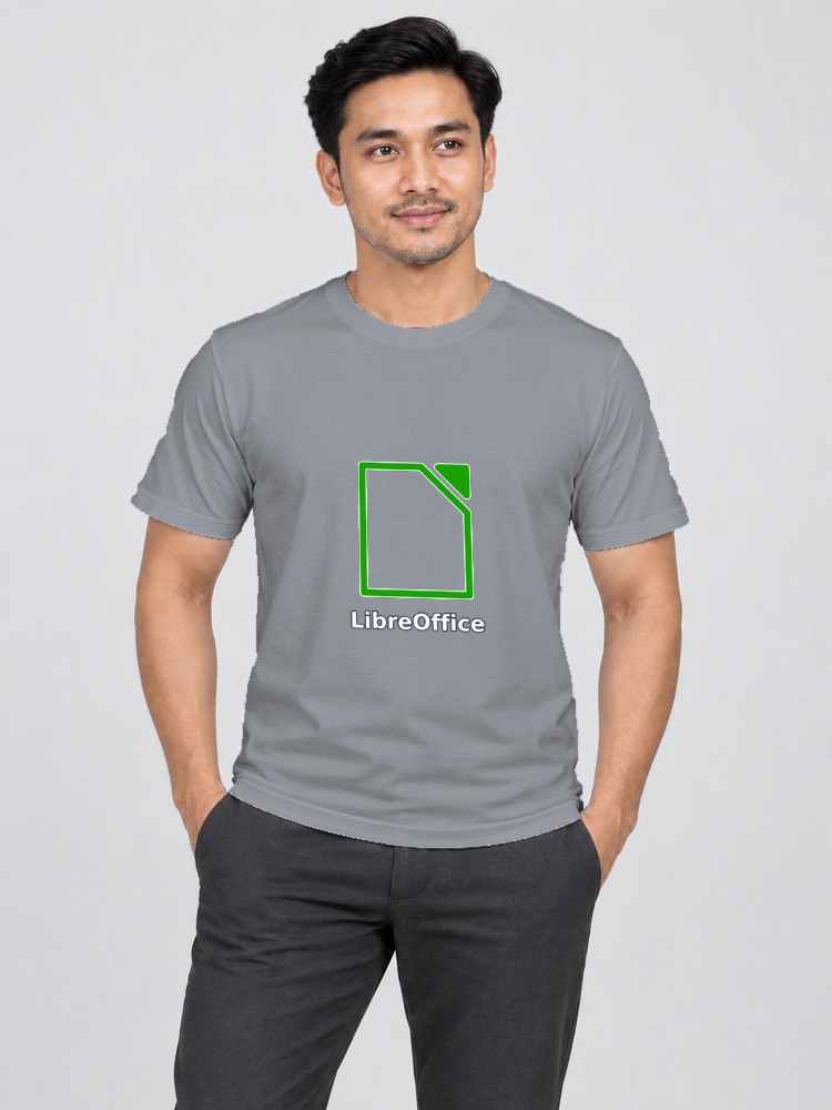 T-shirt LibreOffice — Gray