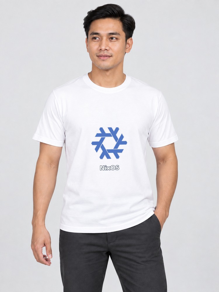 T-shirt NixOS — White