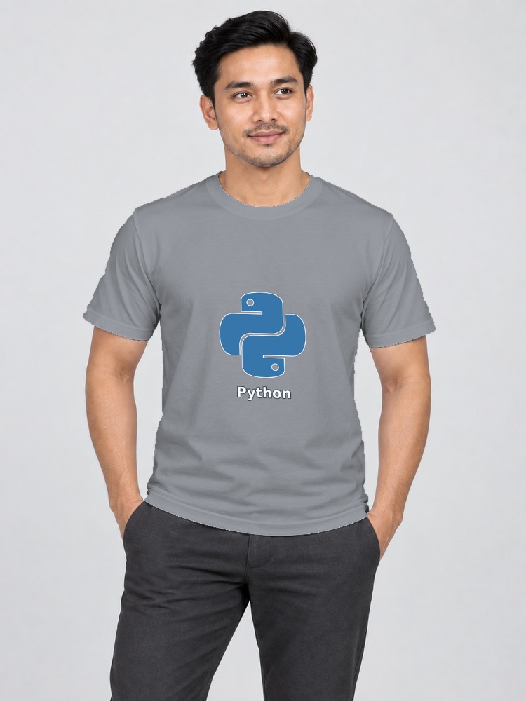 T-shirt Python — Gray